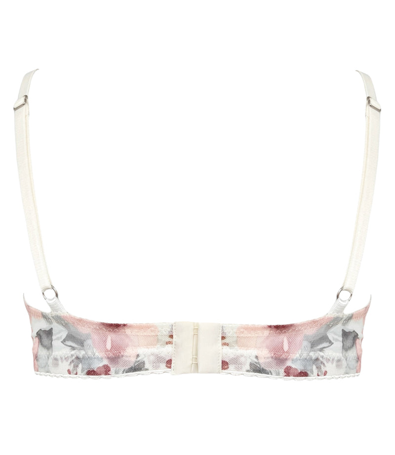 RED WINE BLOSSOMS BRALETTE