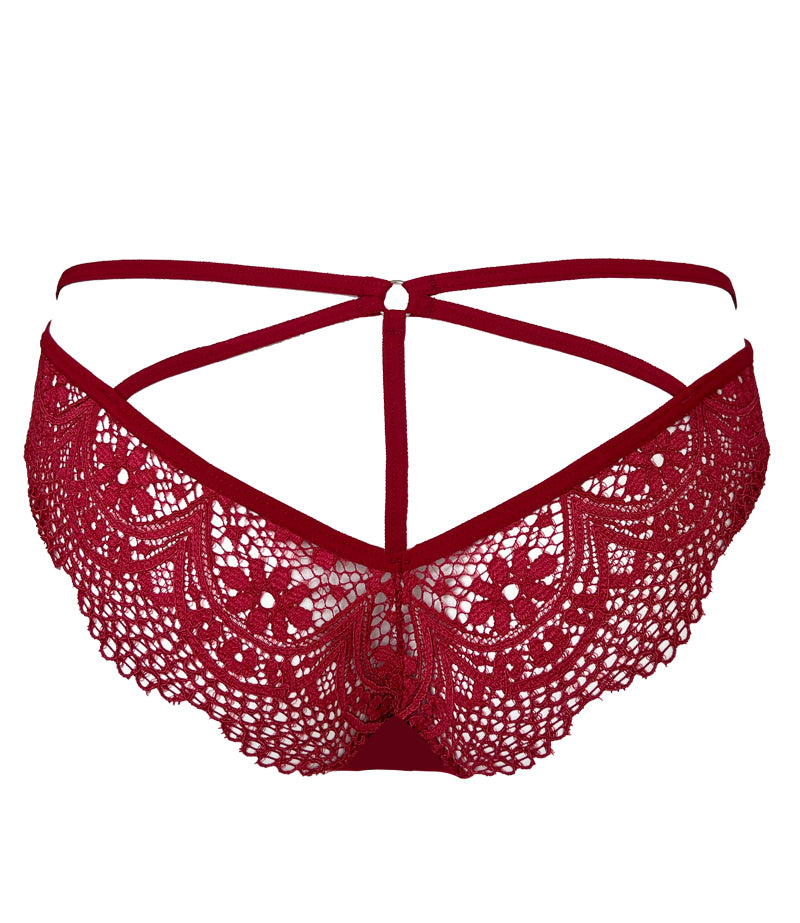 AMOUR BOTTOM IN DEEP RED