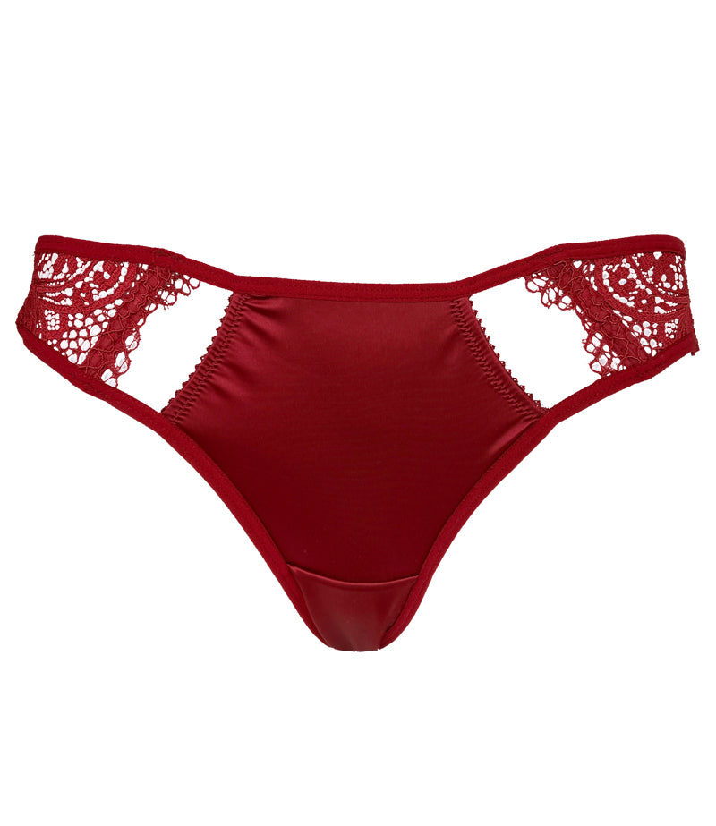 AMOUR BOTTOM IN DEEP RED