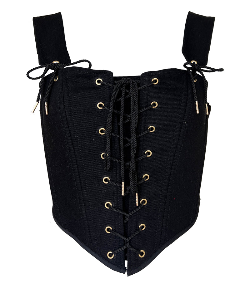 EMMA STAY CORSET IN BLACK