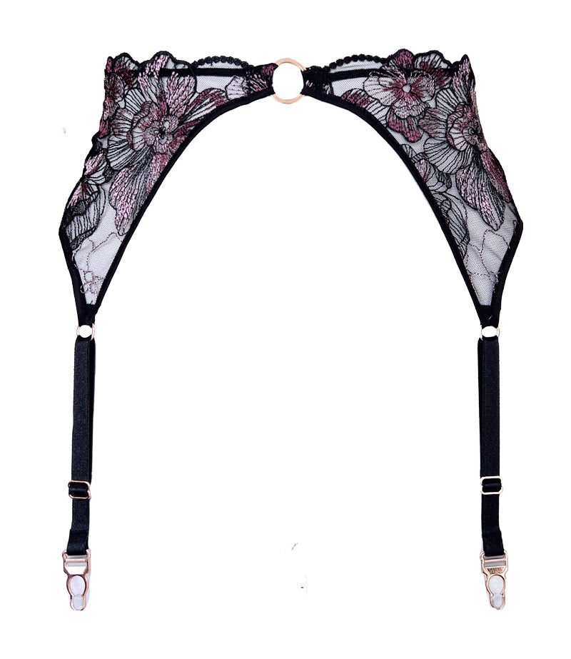 BLACK SWAN GARTER BELT